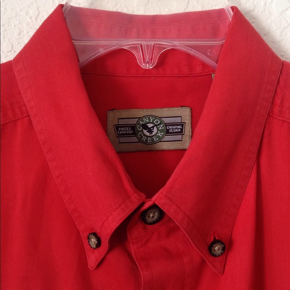 FINAL MARKDOWN Men's Canyon Creek Short Sleeved Shirt (L) - Picture 2 of 6